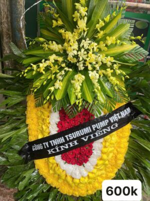 vòng hoa nhà tang lễ hà đông