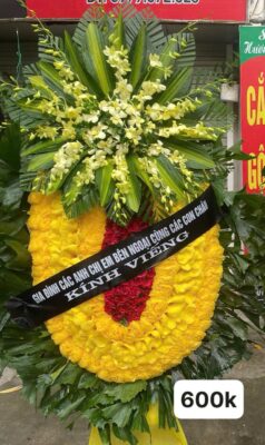 đặt vòng hoa nhà tang lễ bệnh viện hà đông