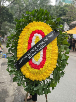 vòng hoa tang lễ hà đông