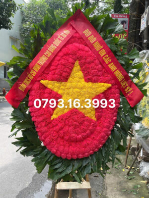 vòng hoa sao vàng 