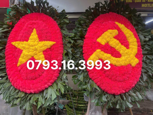 vòng hoa viếng liệt sĩ 