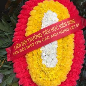 vòng hoa viếng liệt sỹ