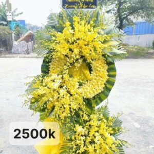MẪU VÒNG HOA TANG LỄ