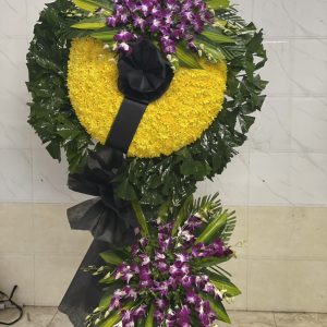 đặt vòng hoa tang lễ