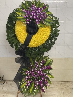 đặt vòng hoa tang lễ
