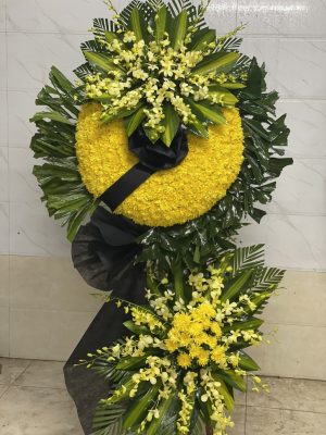 vòng hoa tang lễ hà đông